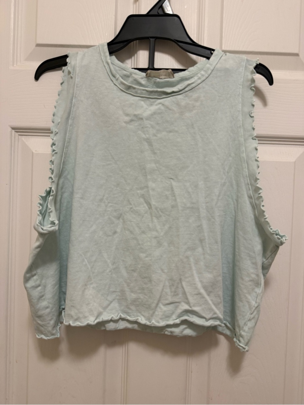 Altered State Ruffled Edge Crop Tank